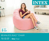 Intex Beanless Bag Inflatable Chair, 44" X 41" X 29" Sweet Pink