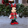 Gemmy 3.5 FT Lighted Minnie Mouse Wearing her Plaid Dress Christmas Inflatable