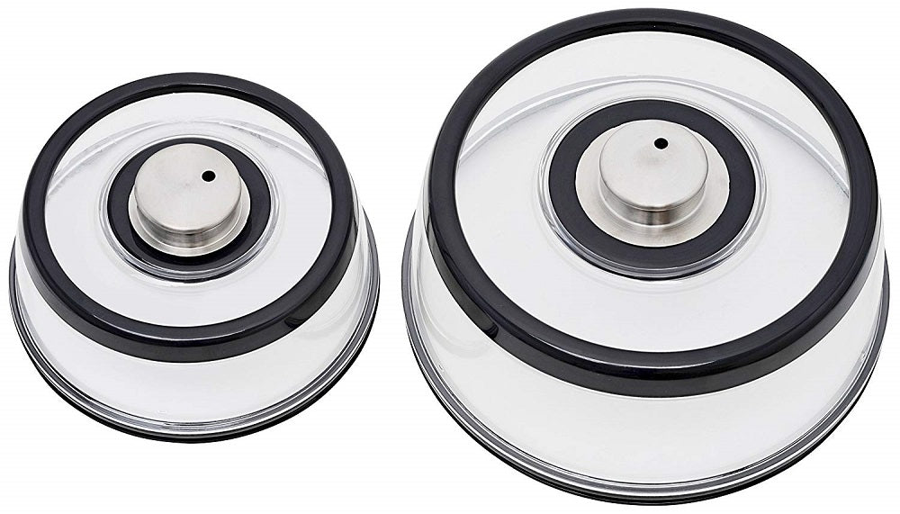 PressDome Professional Universal Vacuum Air Tight Food Sealer Containers, 2-Pack
