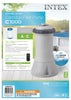 Intex Krystal Clear Cartridge Filter Pump 1,000 GPH for Above Ground Swimming Pool