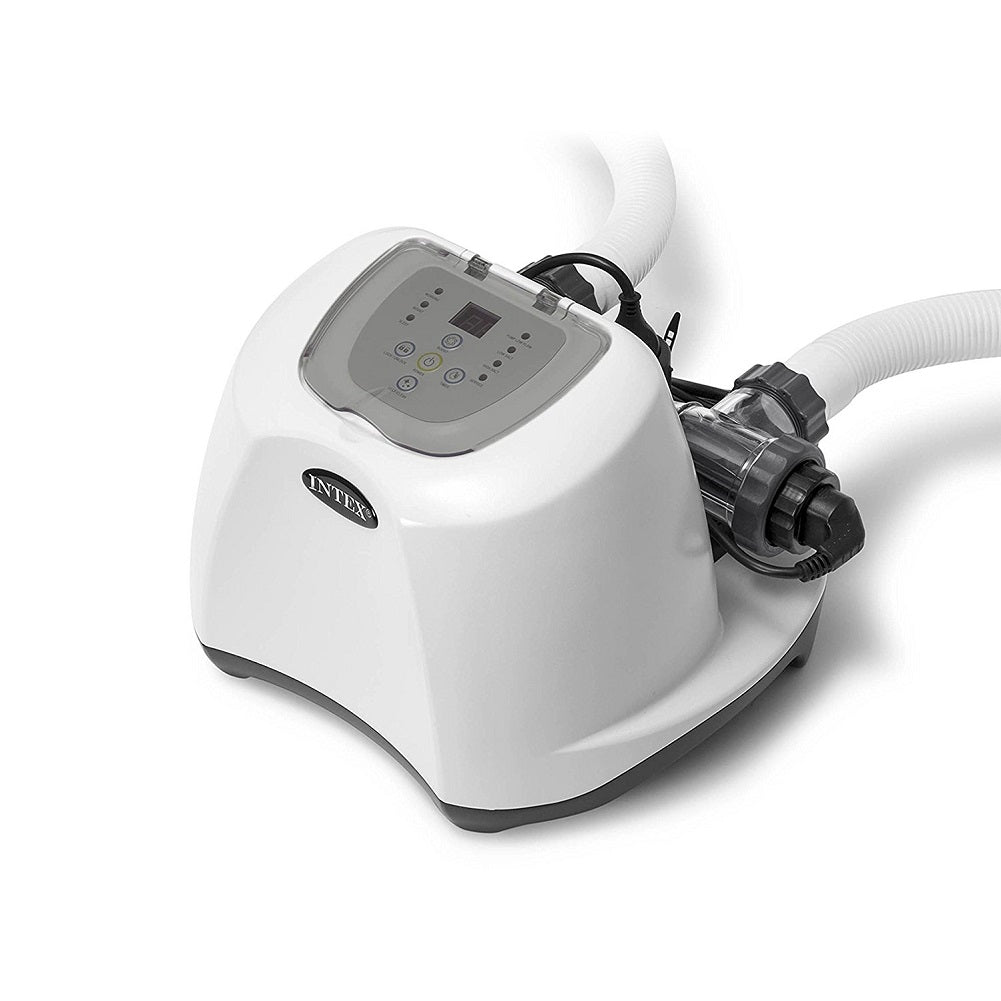 Intex 26669EG Saltwater System ECO 15000 Gallon Above Ground Pools 110-120V GFCI