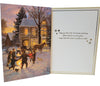 40 Holiday Cards with Matching Self-Sealing Foil Envelopes - Scenic Holiday