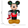 Gemmy 6-FT Lighted Mickey Mouse Styled for the Holiday Christmas Inflatable