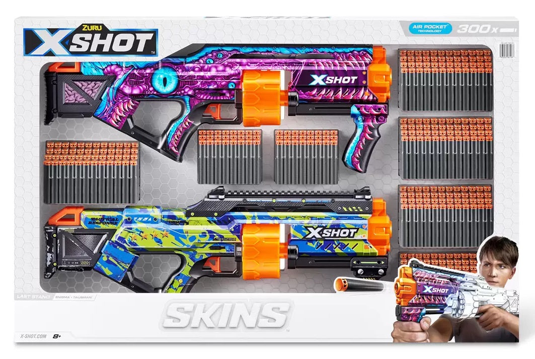 Zuru X Shot Skins Last Stand Dart Blaster 2 Pack (8+ Years)