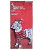 Home Accents Holiday 4ft Iridescent Twist LED Dog in Santa Suit