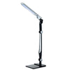 Catalina Lighting Tensor 22.13" LED Adjustable Desk Lamp & Clamp 2pc Set, Black