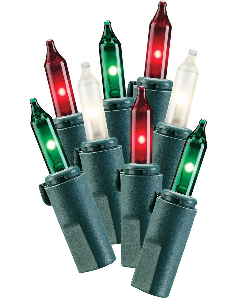 Philips 100 Mini Lights Red/Green/White
