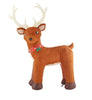10.5 ft Pre-Lit LED Giant-Sized Fuzzy Standing Reindeer Christmas Inflatable