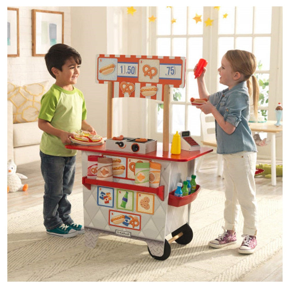 KidKraft My Ultimate Snack Stand with over 54 Accessories