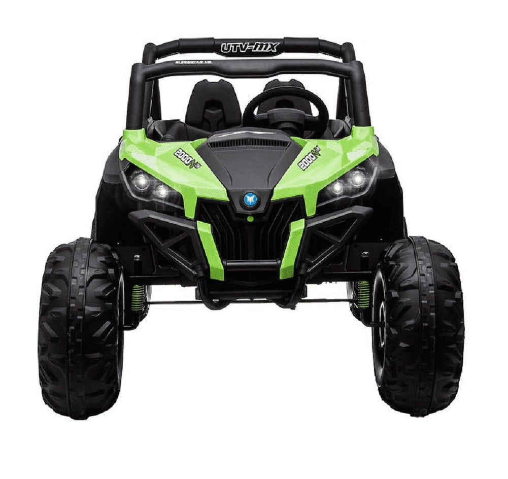 Blazin Wheels Battery-Operated 12V Beach Buggy Ride-On Vehicle, Green