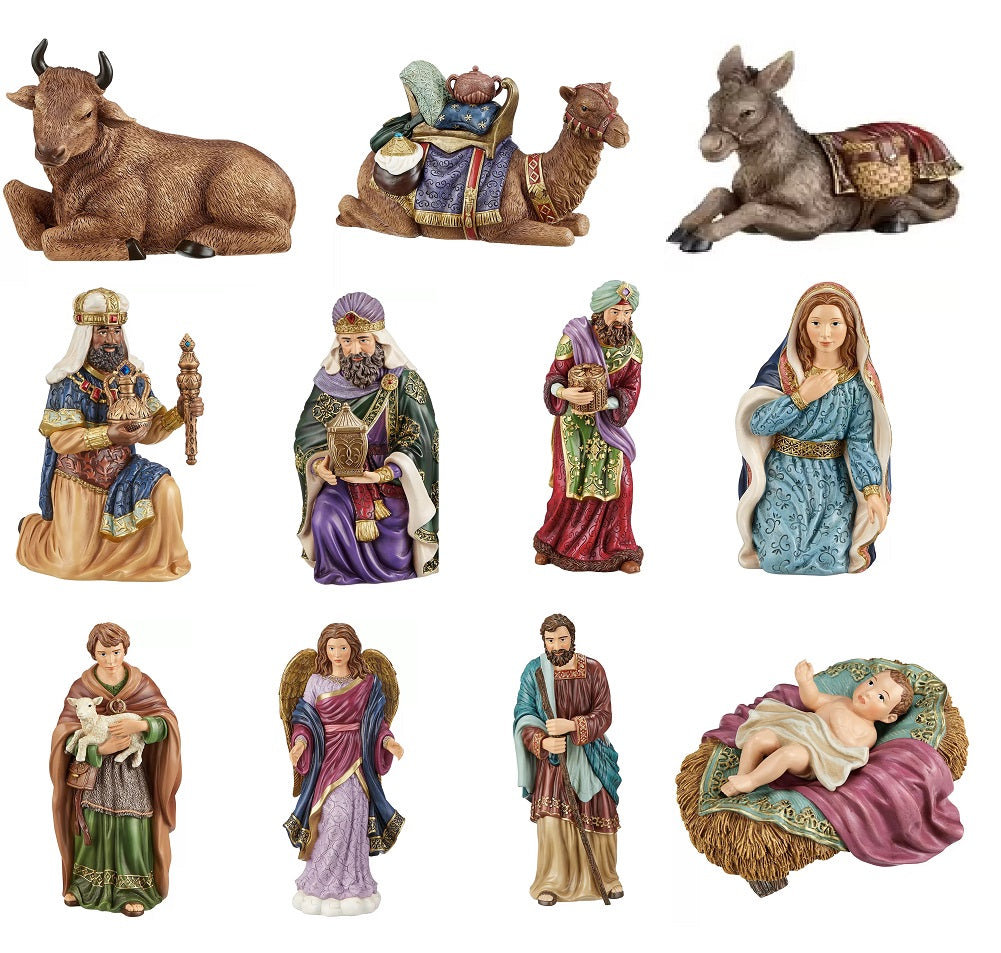 Kirkland Signature HandPainted Christmas Nativity 13Piece Set My