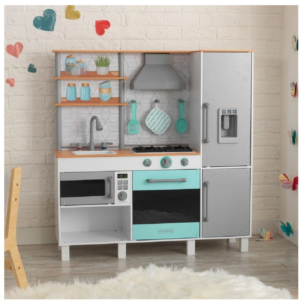 KidKraft Gourmet Chef Play Kitchen with EZ Kraft Assembly