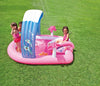 Intex Hello Kitty Play Center Inflatable Kiddie Spray Wading Pool Slide