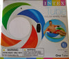 INTEX Inflatable Floating Tube Color Whirl Raft w/ Handles (Set of 2) 58202EP