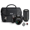 Nikon D3400 DX Bundle with AF-P DX NIKKOR 18-55mm and 70-300mm Lens