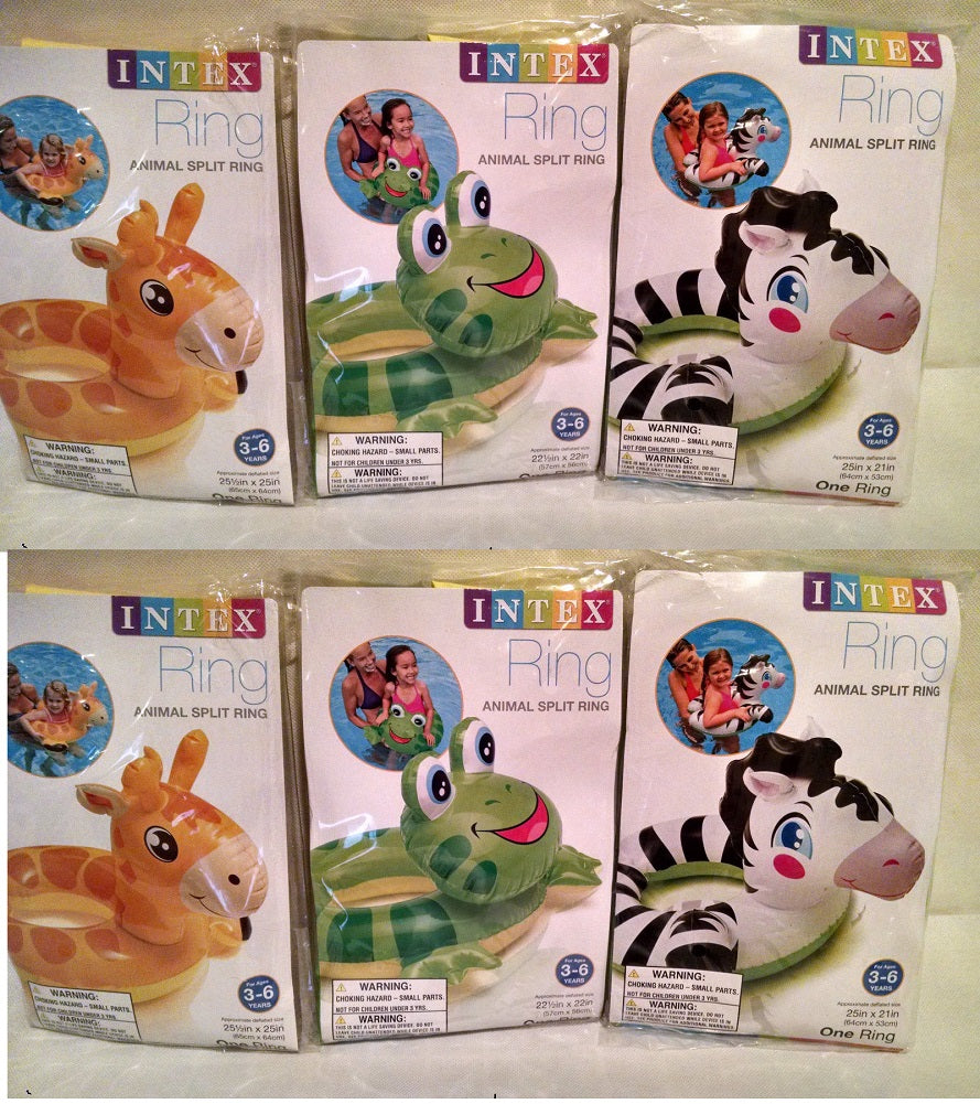 Intex Animal Split Ring 59220EP, 6 Pack