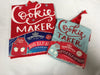 Hallmark North Pole Big Elf "Cookie Maker" & Little Elf "Cookie Taker" Apron ...