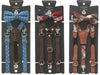 Troy James Genevieve 6-Piece Boy Bow Tie & Leather Suspenders Sets (7-10 Years)