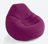 Intex Deluxe Beanless Bag Inflatable Chair, 48" X 50" X 32", Grape