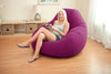 Intex Deluxe Beanless Bag Inflatable Chair, 48" X 50" X 32", Grape