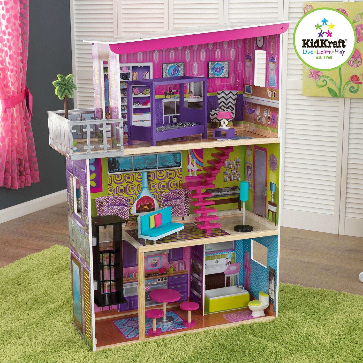 KidKraft Super Model Dollhouse With Furniture