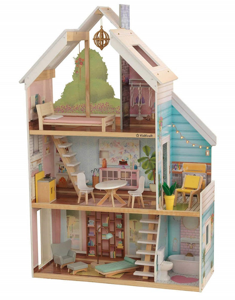 KidKraft Zoey Dollhouse with EZ Kraft Assembly