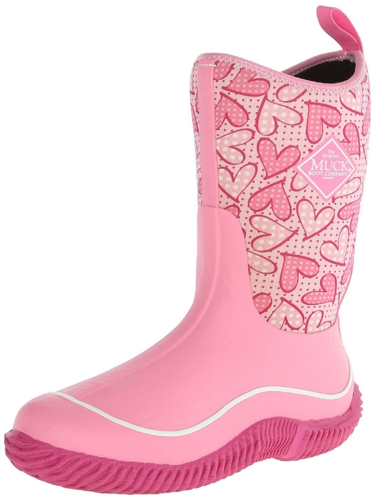 MuckBoots Kid Hale Pink Heart Outdoor Sport Boot Size 4 My