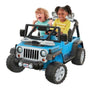 Power Wheels Deluxe Jeep Rubicon Wrangler 12V Ride-On, Blue