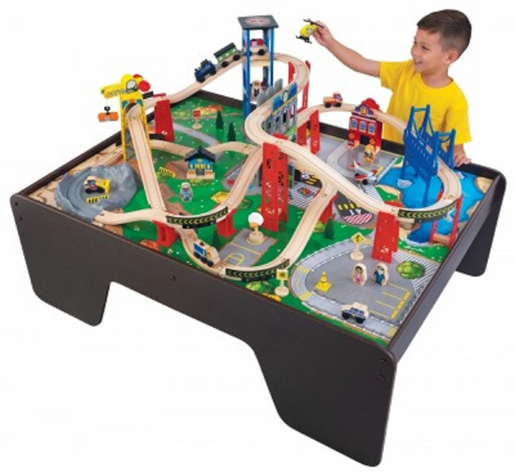 KidKraft Super Expressway Train Set & Table