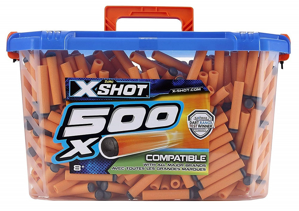 Zuru X-Shot 500 Dart Refill Pack Universally Compatible, Orange