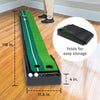 ABCOSPORT Indoor Golf Putting Green - Portable Mat with Auto Ball Return