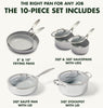 GreenPan Venice Pro 10-Piece Cookware Set Stainless Steel Ceramic Non-Stick Dove Grey