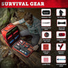 Surviveware Emergency Preparedness Survival Backpack Midnight Black Version for 2 People