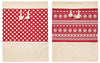 CG Hunter Jumbo Holiday Gift Bags Red/Cream 27 in X 36 in 2-Pieces
