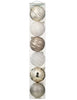 CG Hunter Holiday 6-Piece Shatter Resistant 6-inch Ornaments Gold Metallic