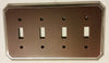 allen and roth Quad Toggle Dark Oil Rubbed Bronze Satin Nickel Finish