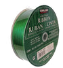 Kirkland Wire Edged Green Striped Sheer Ribbon 50 yards x 1.5 inches