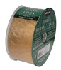 Kirkland Signature Wire Edged Gold Metallic Sheer Ribbon 50 Yards x 2.5 inches