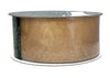 Kirkland Signature Wire Edged Gold Metallic Sheer Ribbon 50 Yards x 2.5 inches