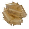 Kirkland Signature Wire Edged Gold Metallic Sheer Ribbon 50 Yards x 2.5 inches