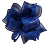 3-Pack Kirkland Signature Wire Edged Sheer Blue Stripped Ribbon 50 yards x 1.5 inches