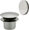 Westbrass 493144HRHBJ-05 Semi-Exposed Tip-Toe Bath Waste & Overflow Assembly with Overflow Elbow Ball Joint, Illusionary Faceplate and SCH. 40 ABS Fittings, Polished Nickel