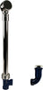 Westbrass 493144HRHBJ-05 Semi-Exposed Tip-Toe Bath Waste & Overflow Assembly with Overflow Elbow Ball Joint, Illusionary Faceplate and SCH. 40 ABS Fittings, Polished Nickel