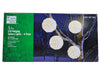 Home Accents Holiday 4-Pack LED 5.5-inch Hanging Sphere Lights Warm White