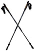 LEKI Nordic Walking Traveller Carbon Fully Adjustable Walking Pole Black 90cm-130cm