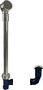 Westbrass 493144HRHBJ-07 Semi-Exposed Tip-Toe Bath Waste Assembly with Overflow Elbow Ball Joint, Illusionary Faceplate and SCH. 40 ABS Fittings, Satin Nickel
