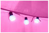 HearthSong 6-Foot Lighted Hideaway Canopy and Backyard Play Space Pink