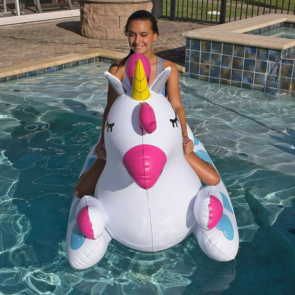 Member's Mark Novelty Ride-On Pool Float - Unicorn