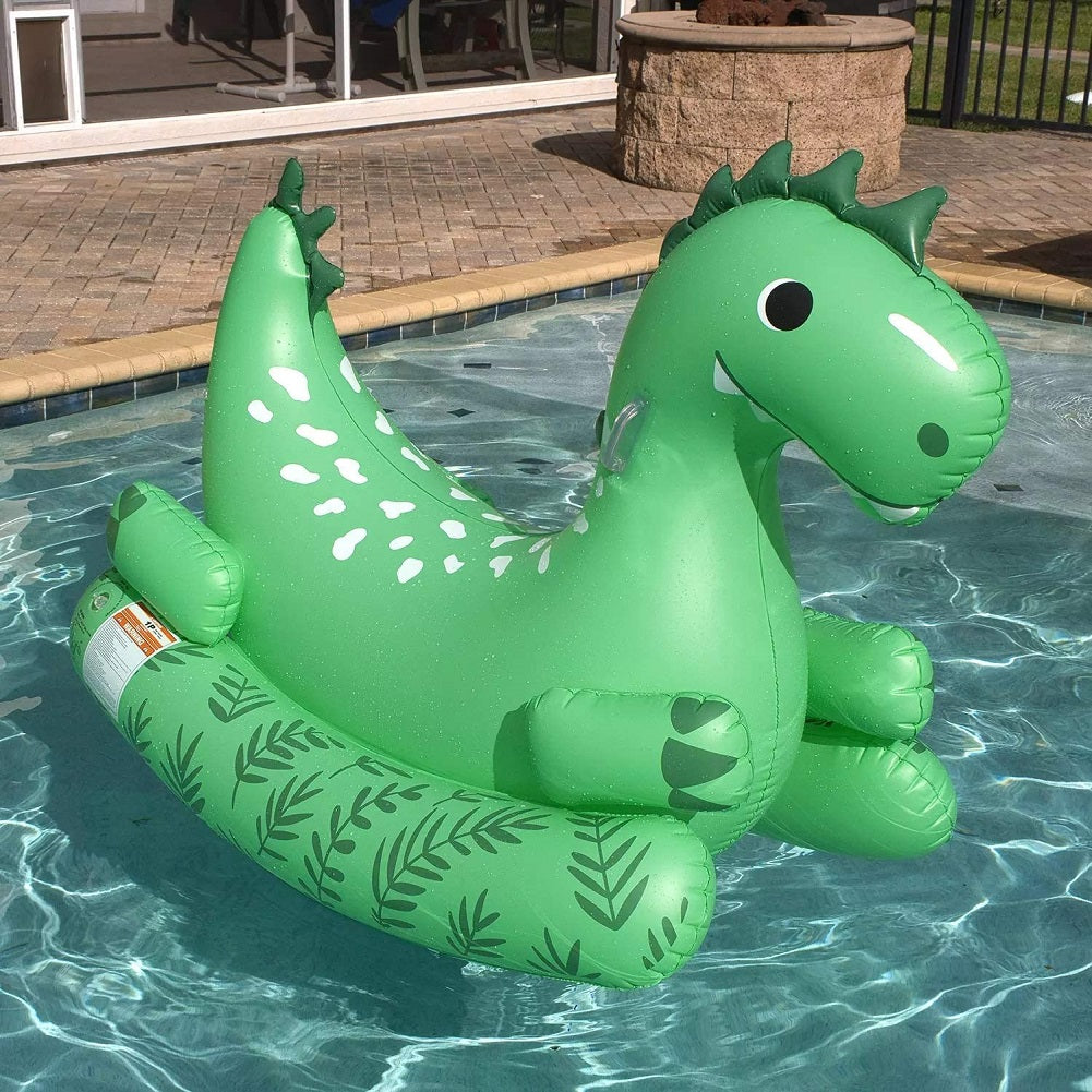 Dinosaur Pool Rider Member's Mark Novelty Ride-On Pool Float - Dinosaur | My Quick Buy