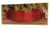 Christmas Tree Collar 35 Inches Red Planks Christmas Tree Skirt